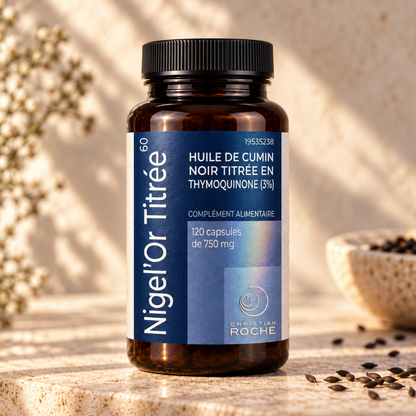 NIGEL’OR TITRÉE 60 Thymoquinone