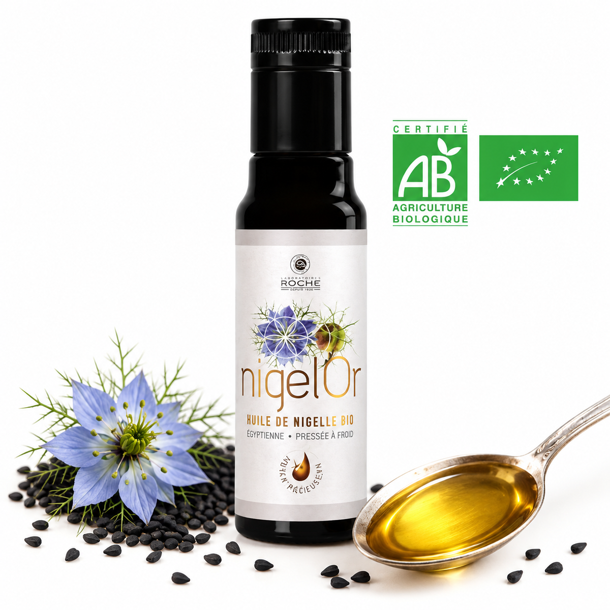 NIGEL’OR, Huile de Nigelle Bio